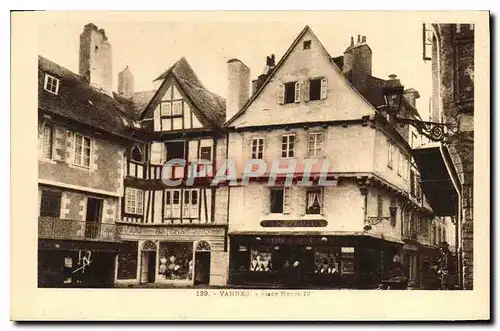 Cartes postales Vannes Place Henri IV