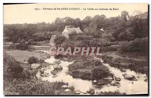 Cartes postales Environs de Ste Anne d'Auray La Vallee aux environs de Brech