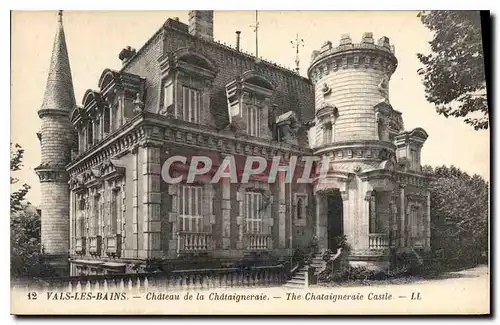 Cartes postales Vals les Bains Chateau de la Chataigneraie