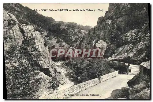 Cartes postales Vals les Bains Vallee de la Volaune Vue