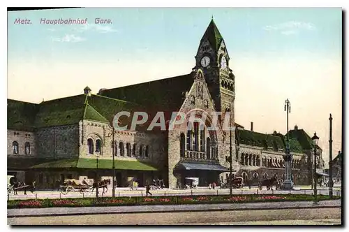 Cartes postales Metz Hauptbahnhof Gare