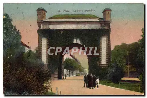 Cartes postales Metz La Porte Sarpenoise