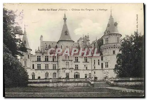 Ansichtskarte AK Suillu la Tour Nievre Chateau des Vergers l'Horloge