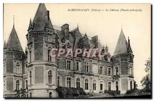 Cartes postales St Benin d'Azy Nievre Le Chateau Facade principale