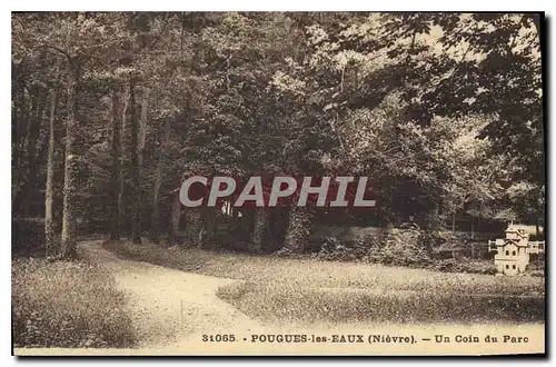 Cartes postales Pougues les Eaux Nievre Un Coin du Parc