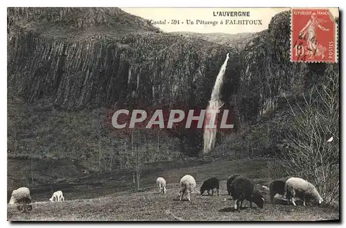 Ansichtskarte AK L'Auvergne Cantal Un Paturage a Falhitoux Moutons