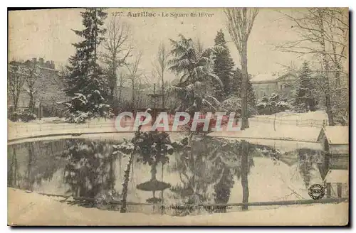 Cartes postales Aurillac Le Square en Hiver