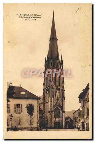 Ansichtskarte AK Aurillac Cantal L'eglise du monastere St Geraud