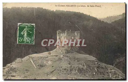 Ansichtskarte AK Le Chateau d'Alleuze de Saint Flour