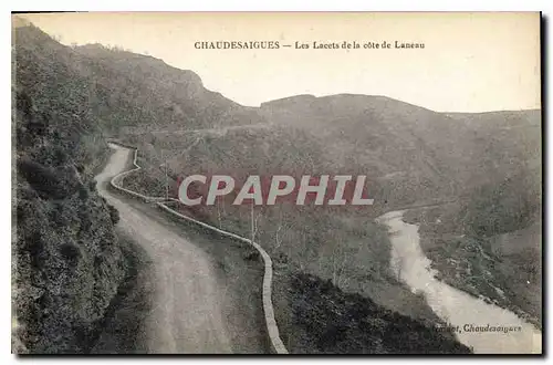 Cartes postales Chaudesaigues Les Lacents de la cote de Laneau