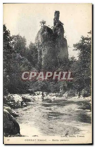 Cartes postales Condat Cantal Roche pointue