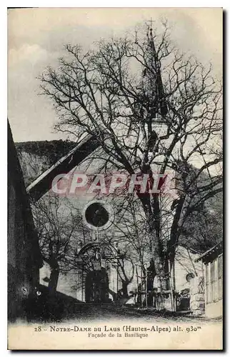 Cartes postales Notre Dame du Laus Hautes Alpes Hautes Alpes Facade de la Basilique