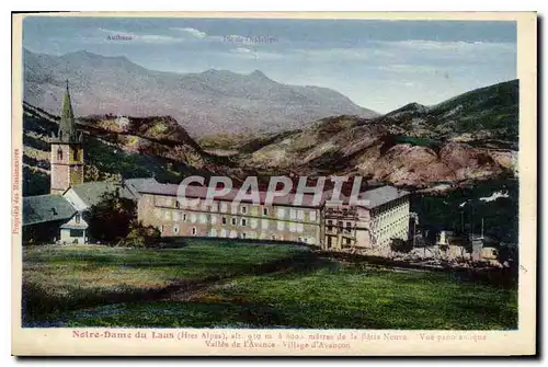 Cartes postales Notre Dame du Laus Hautes Alpes Vue panoramique Vallee de l'Avance Village d'Avancon