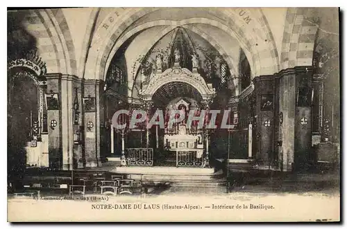 Ansichtskarte AK Notre Dame du Laus Hautes Alpes Interieur de la Basilique