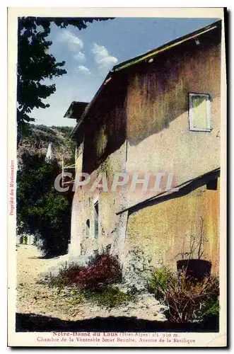 Ansichtskarte AK Notre Dame du Laus Hautes Alpes Chambre de la Venerable Soeur Benoire Avenue de la Basilique