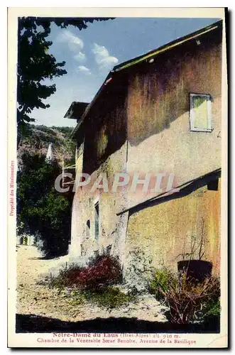 Cartes postales Notre Dame du Laus Hautes Alpes Chambre de la Venerable Soeur Benoire Avenue de la Basilique