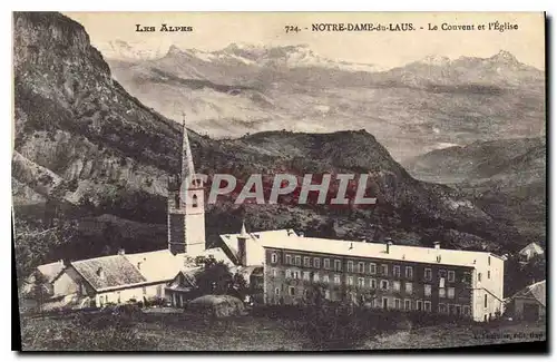 Ansichtskarte AK Notre Dame du Laus Hautes Alpes Le Couvent et l'Eglise