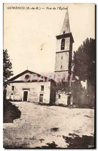 Cartes postales Gemenos B du R Vue de l'Eglise