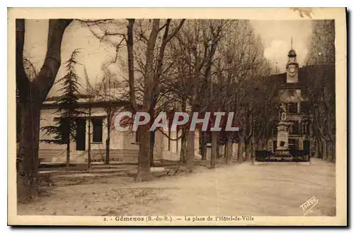 Cartes postales Comeous B du R La place de l'Hotel de Ville