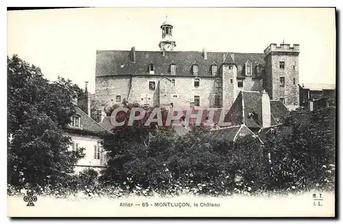 Ansichtskarte AK Allier Montlucon Le Chateau