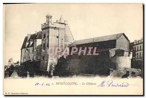 Cartes postales Montlucon Le Chateau