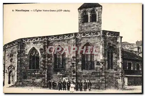 Ansichtskarte AK Montlucon l'Eglise Notre Dame Soldats Militaria