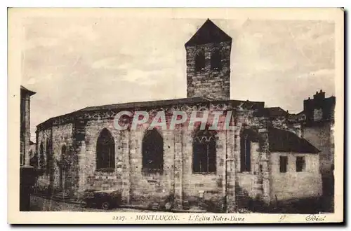 Ansichtskarte AK Montlucon l'Eglise Notre Dame