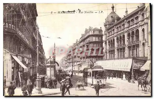 Cartes postales Marseille Rue Noailles Tramway