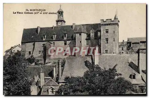 Ansichtskarte AK Montlucon Le Vieux Chateau