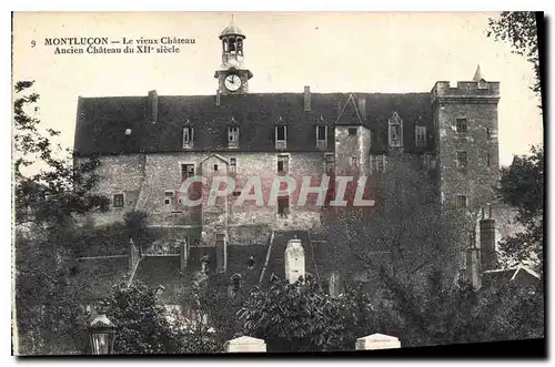 Cartes postales Mountlucon Le vieux Chateau Ancien Chateau