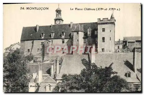 Cartes postales Montlucon Le Vieux Chateau