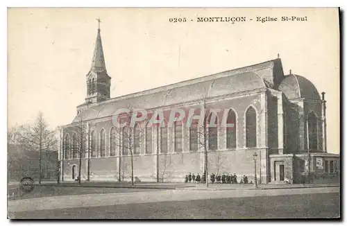 Cartes postales Montlucon Eglise St Paul
