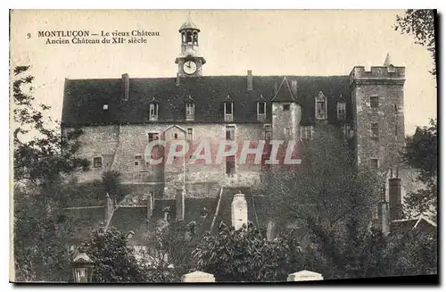 Cartes postales Montlucon Le vieux Chateau Ancien Chateau