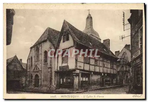 Cartes postales Montlucon L'Eglise St Pierre