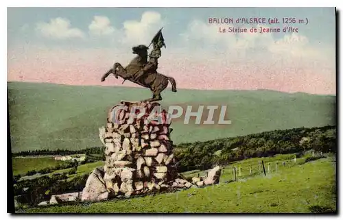 Cartes postales Ballon d'Alsace La Statue de Jeanne d'Arc