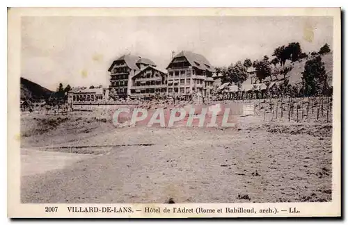 Cartes postales Villard de lans Hotel de l'Adret Rome et Rabilloud