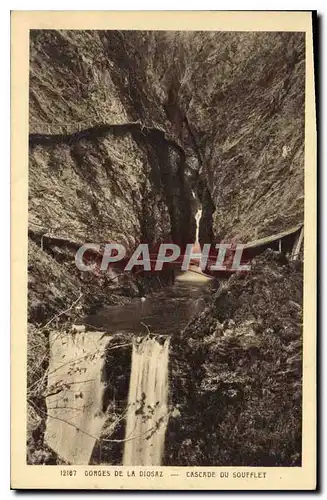 Cartes postales Gorges de la Diosaz Cascade du Soufflet