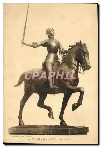 Cartes postales Reims Jeanne d'Arc