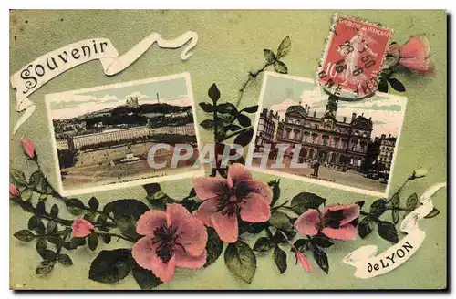 Cartes postales Souvenir de Lyon