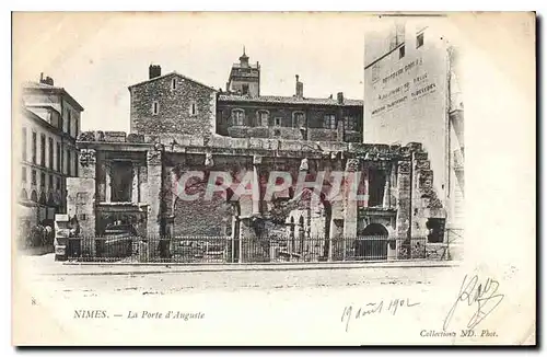 Cartes postales Nimes La Porte d'Auguste