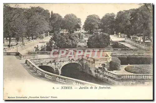 Cartes postales Nimes Jardin de la Fontaine