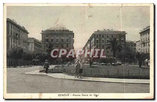 Cartes postales Genova Piazza Paoio da Noul