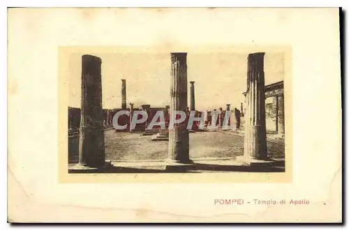Cartes postales Pompei Tempio de Apollo