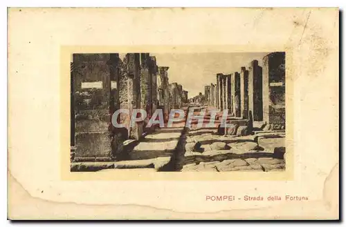 Cartes postales Pompei Strada della Fortuna