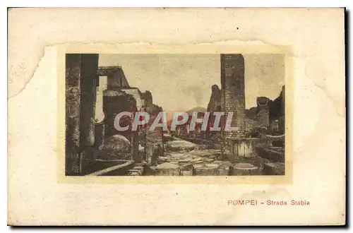 Cartes postales Pompei Strada Stabia