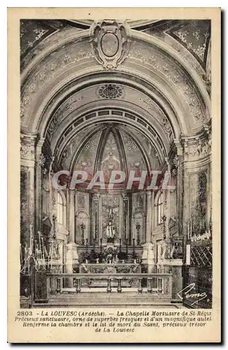 Cartes postales La Louvesc Ardeche La Chapelle Mortuaire de St Regis
