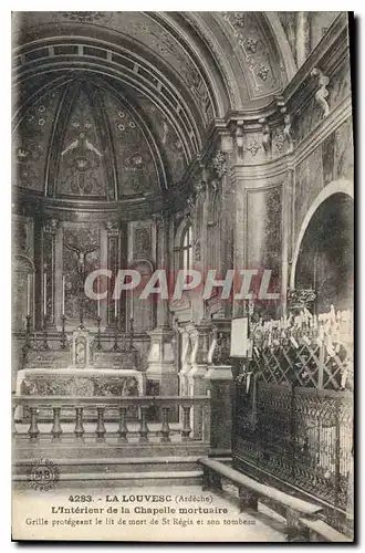 Cartes postales La Louvesc Ardeche l'Interieiur de la Chapelle mortuaire