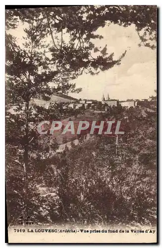 Cartes postales La Louvesc Ardeche Vue prise du fond de la Vallee d'Ay