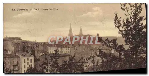 Cartes postales La Louvesc Vue a travers les Pins