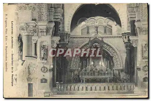 Cartes postales La Louvesc Ardeche Interieur de la Basilique